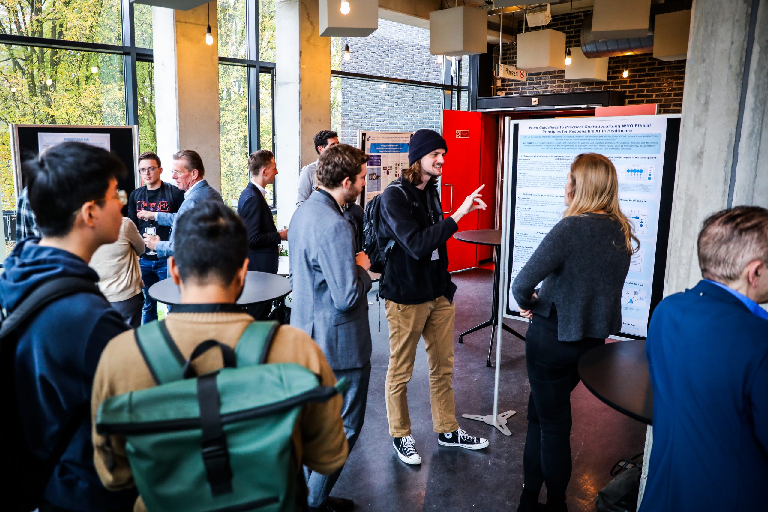CAIAD team discussing responsible AI at a professional collaboration session